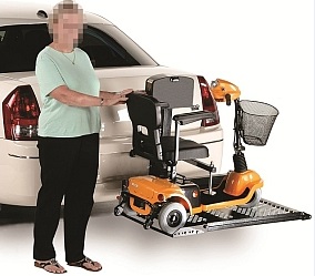 Plataforma para transporte sobre la bola de remolque del vehículo. Acceso a la galería. Abre nueva ventana