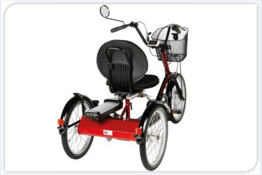 Vista posterior del triciclo.. Acceso a la galería. Abre nueva ventana