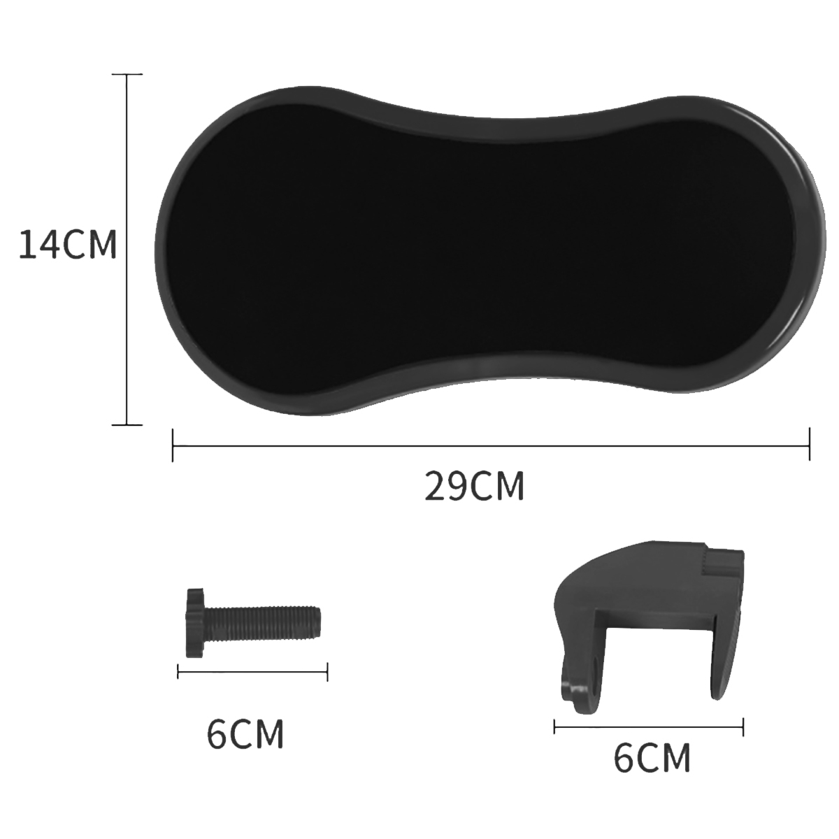 Medidas del reposabrazos y las piezas.. Acceso a la galería. Abre nueva ventana