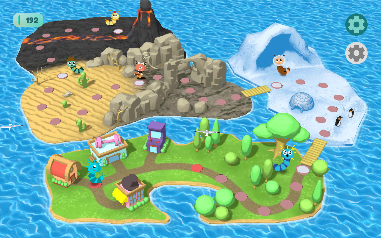 Imagen de actividad en que aparecen islas y avatares . Acceso a la galería. Abre nueva ventana