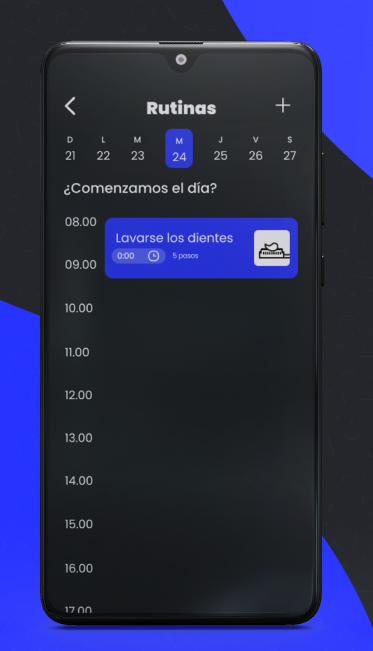 Pantalla del teléfono con la opción de agenda.. Acceso a la galería. Abre nueva ventana